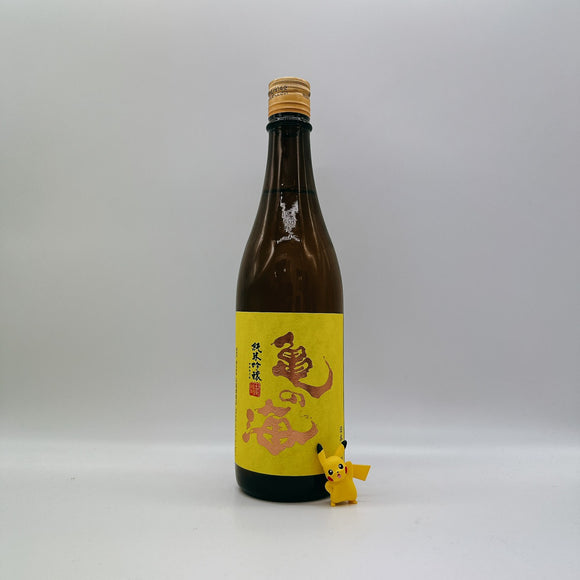 [카메노우미마츠리] 카메노우미 준마이긴죠 히이레 옐로우라벨 720ml 亀の海 純米吟醸 火入れ 黄色ラベル