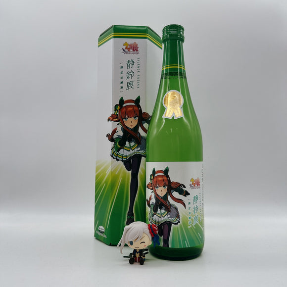 [관세포함][우마무스메 프리티더비! 콜라보!] 우마무스메 프리티더비 사일런스 스즈카 겐테이탄레이슈 720ml ウマ娘 プリティーダービー 静鈴鹿(SILENCE SUZUKA)[限定淡麗酒]